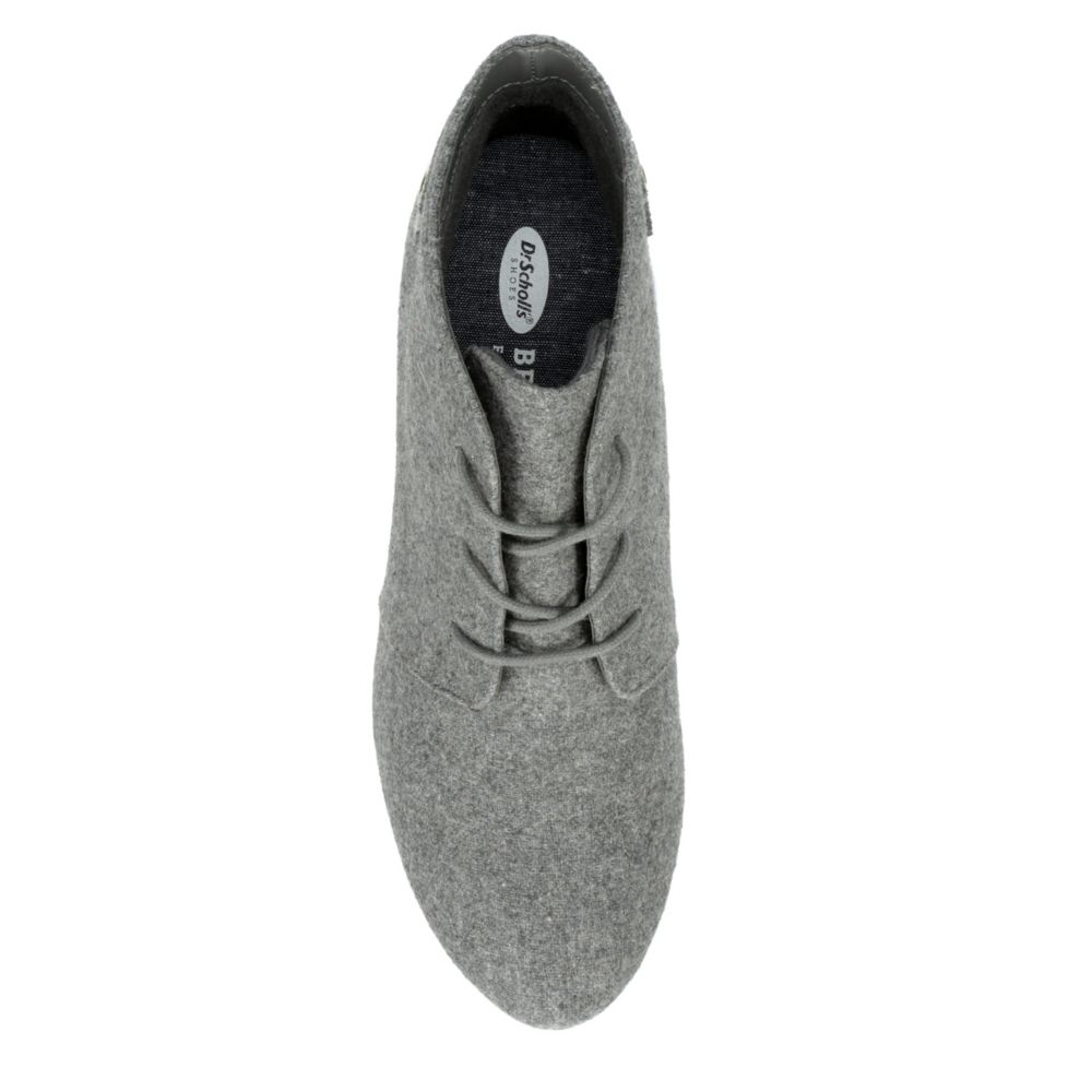 DR. SCHOLL'S Womens Conquer Wedge Bootie - GREY