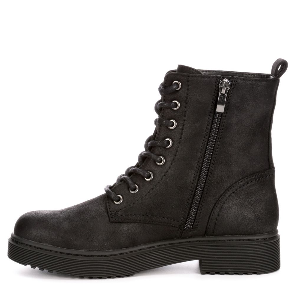 XAPPEAL Womens Amara Combat Boot - BLACK