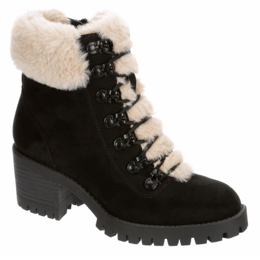 MADDEN GIRL Womens Hidde Hiker Boot - BLACK