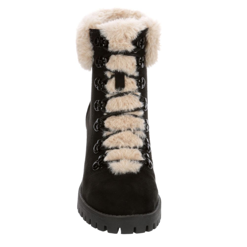 MADDEN GIRL Womens Hidde Hiker Boot - BLACK