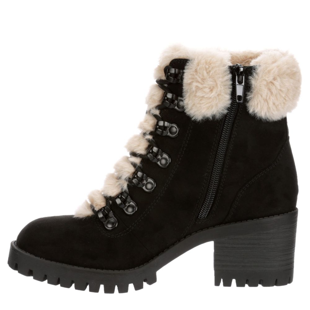 MADDEN GIRL Womens Hidde Hiker Boot - BLACK