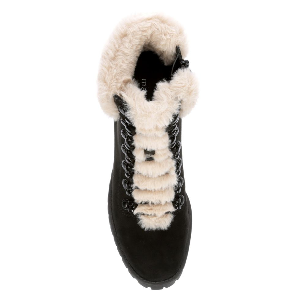 MADDEN GIRL Womens Hidde Hiker Boot - BLACK