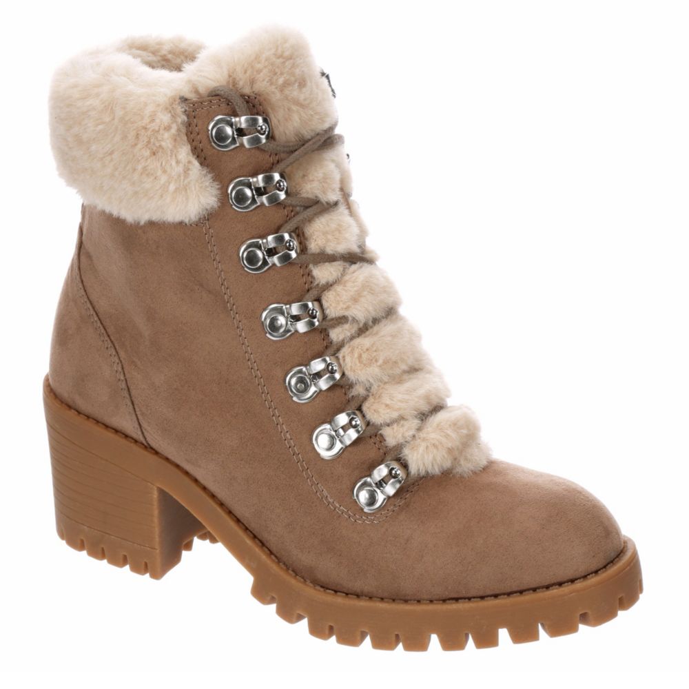madden girl taupe booties