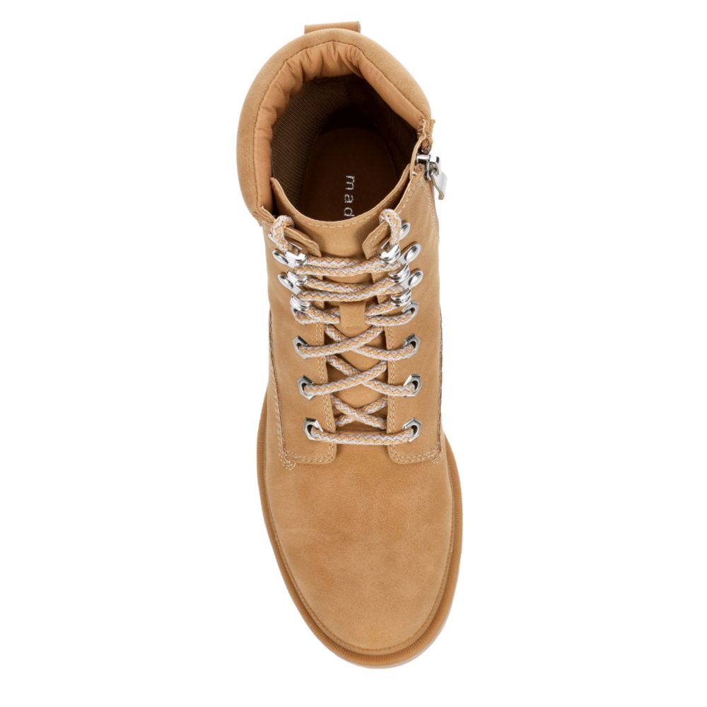 MADDEN GIRL Womens Dillan Hiker Boot - NATURAL