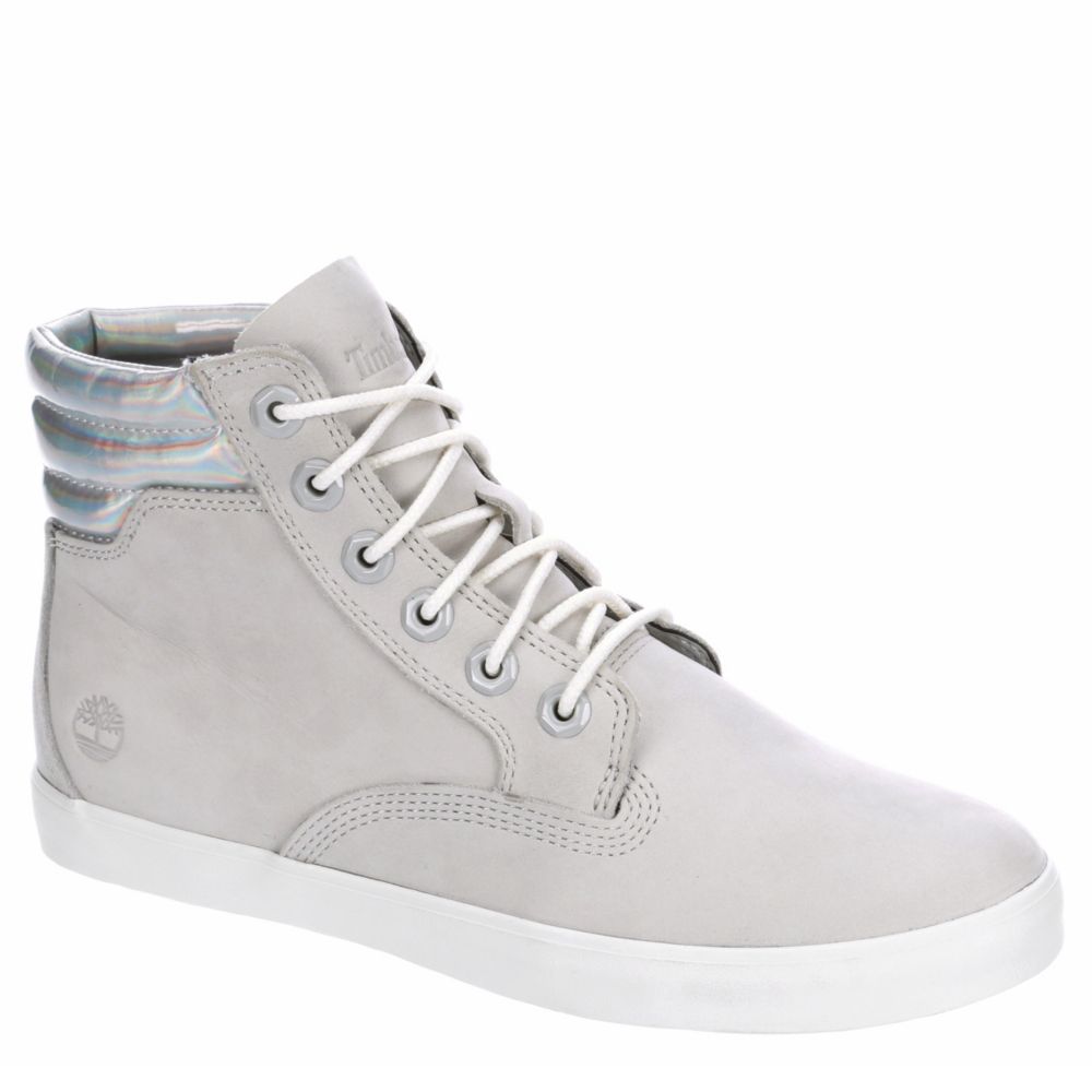 grey timbs womens