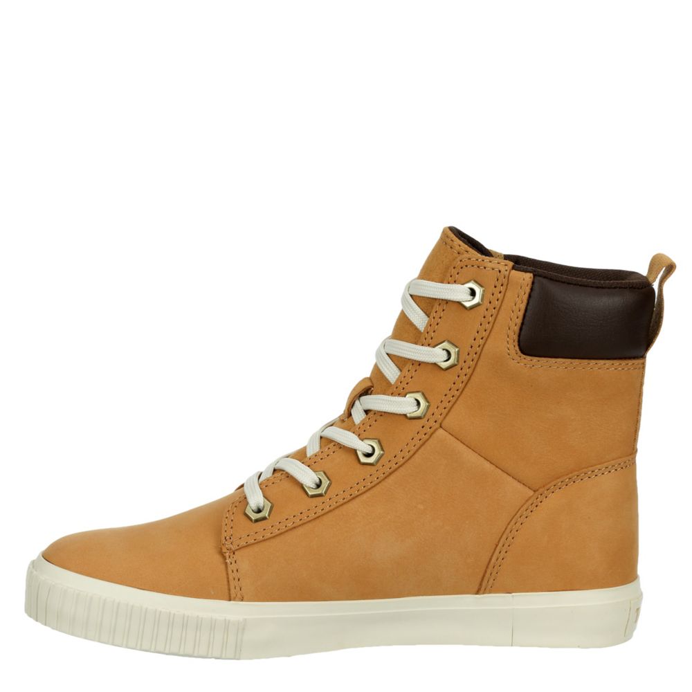 Tan Timberland Womens Skyla Bay Sneaker Boot | Boots | Off Broadway Shoes