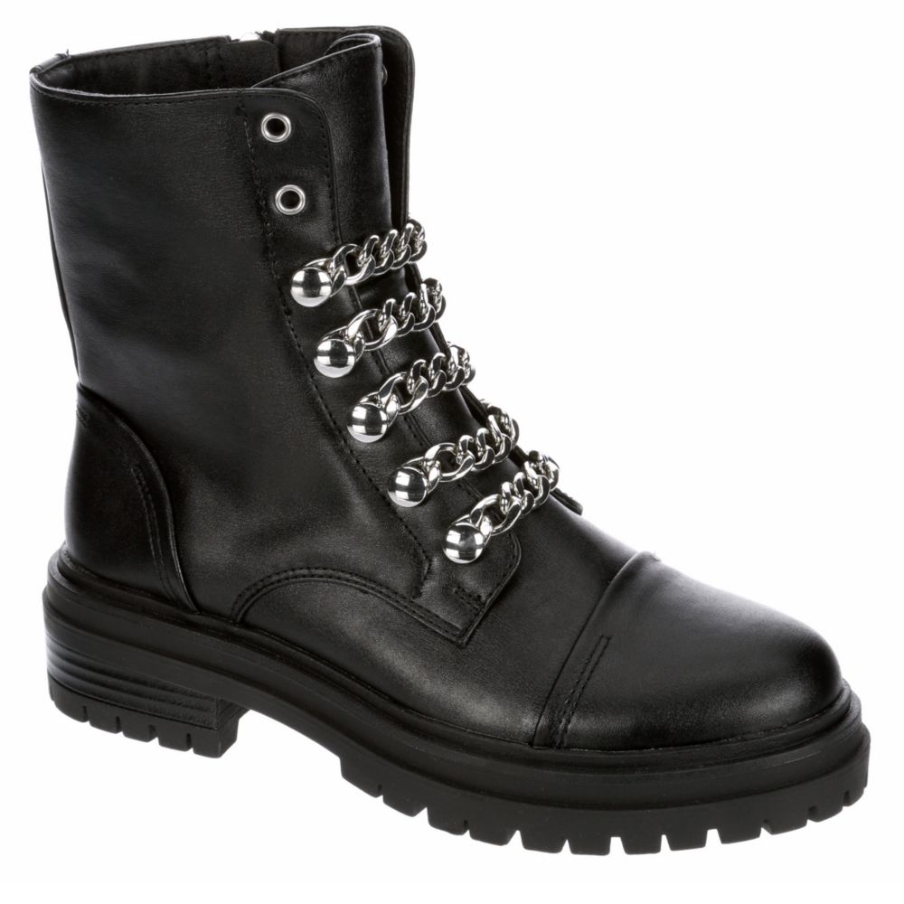 CIRCUS BY SAM EDELMAN Womens Gili Combat Boot - BLACK