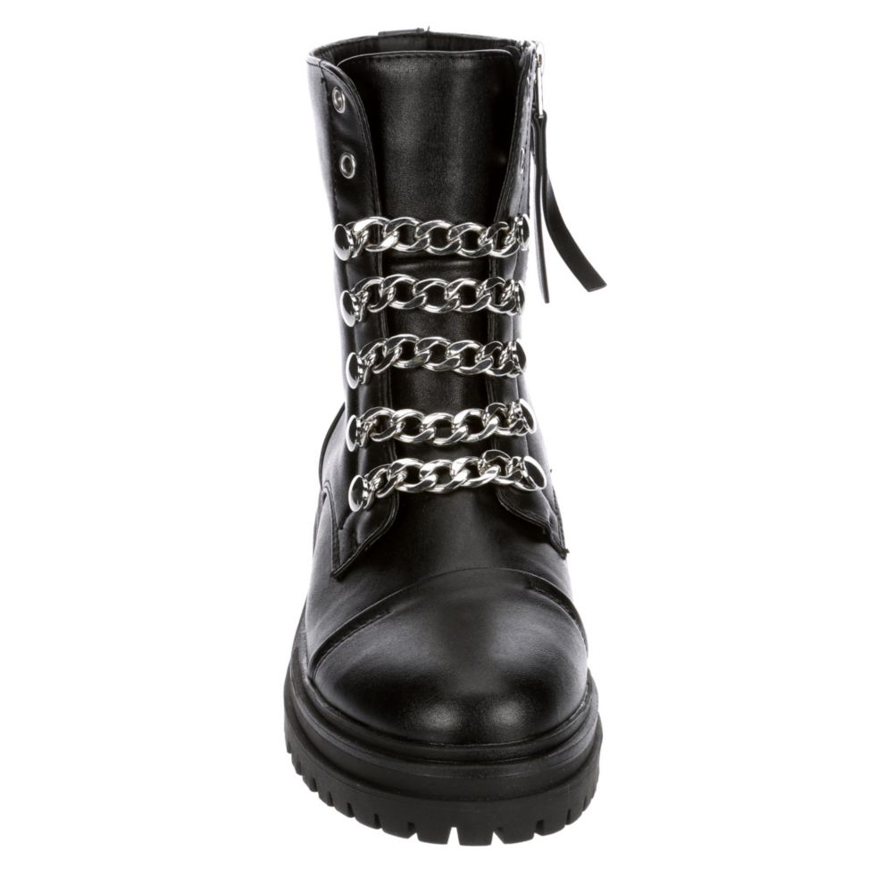CIRCUS BY SAM EDELMAN Womens Gili Combat Boot - BLACK