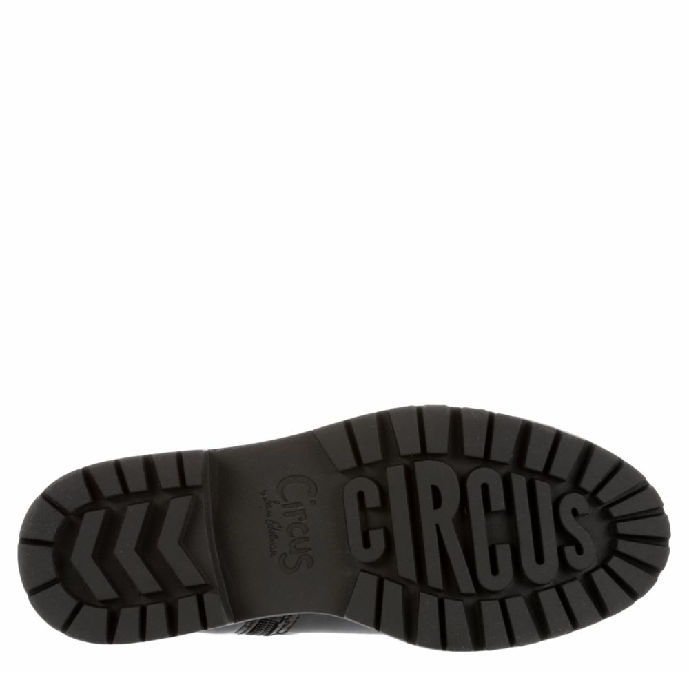 CIRCUS BY SAM EDELMAN Womens Gili Combat Boot - BLACK