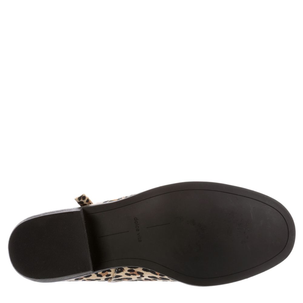 DOLCE VITA Womens Shilo Ankle Bootie - LEOPARD