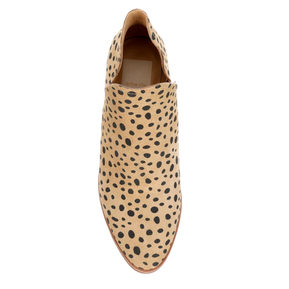DOLCE VITA Womens Kasper Ankle Bootie - LEOPARD