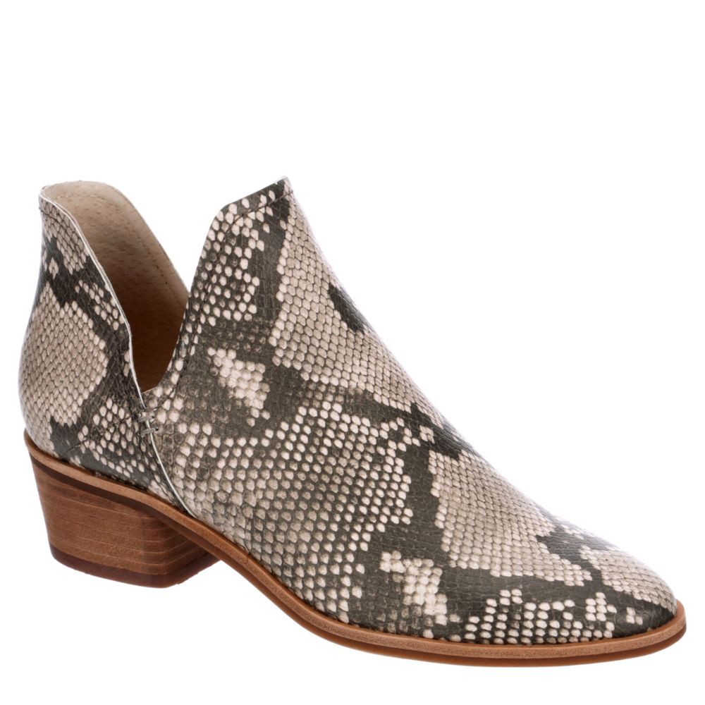 snakeskin booties dolce vita