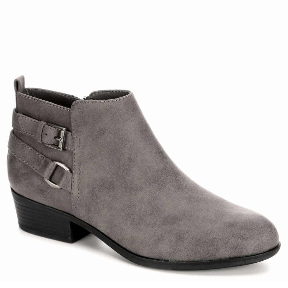 womens gray ankle booties