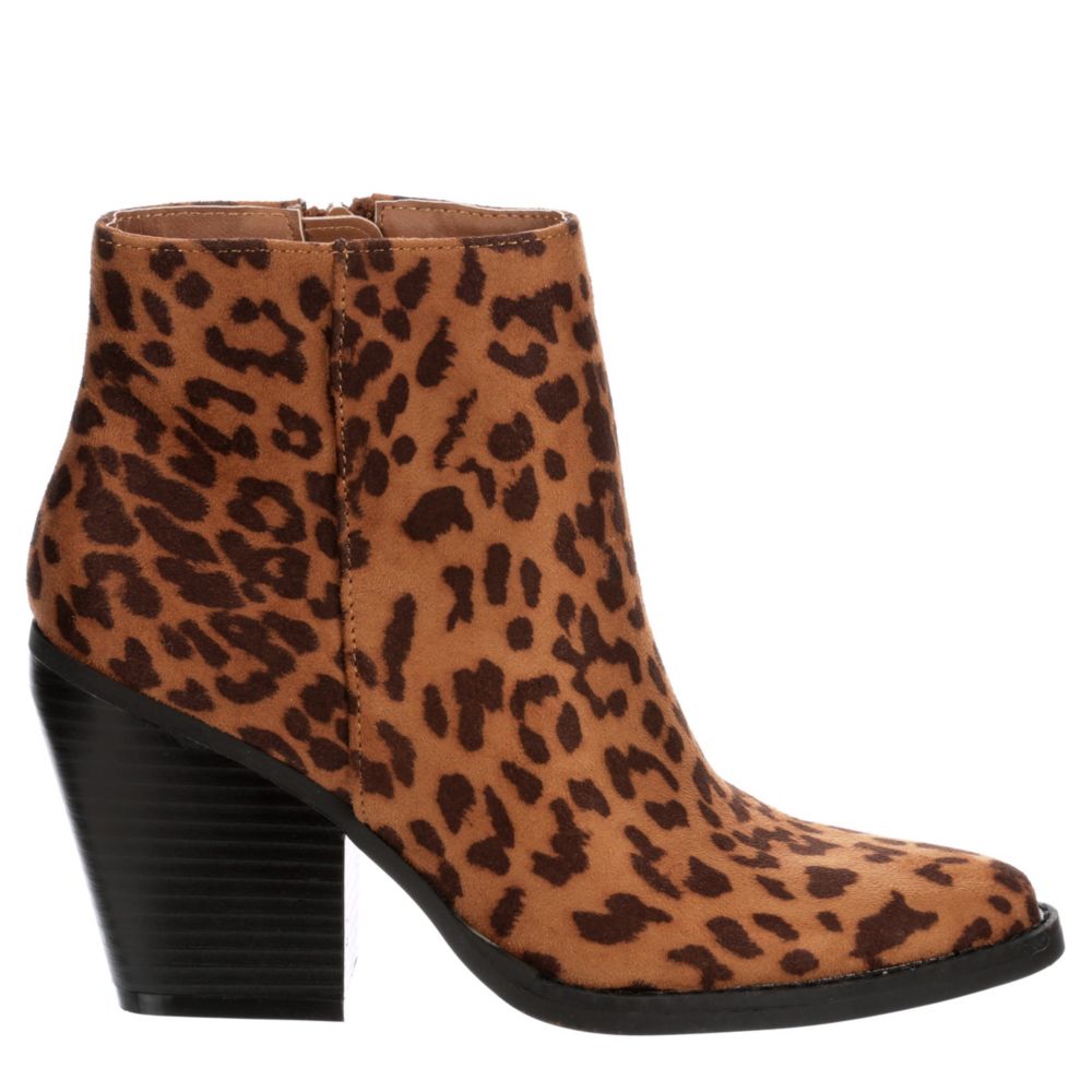 MADDEN GIRL Womens Klicck Ankle Boot - LEOPARD