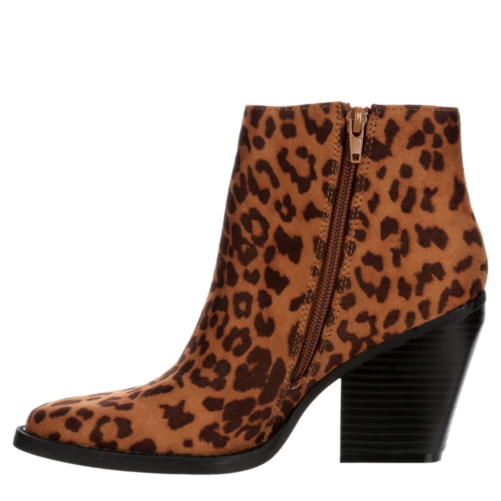 MADDEN GIRL Womens Klicck Ankle Boot - LEOPARD