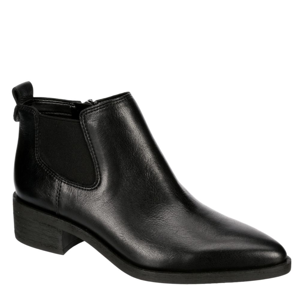 franco sarto black ankle boots