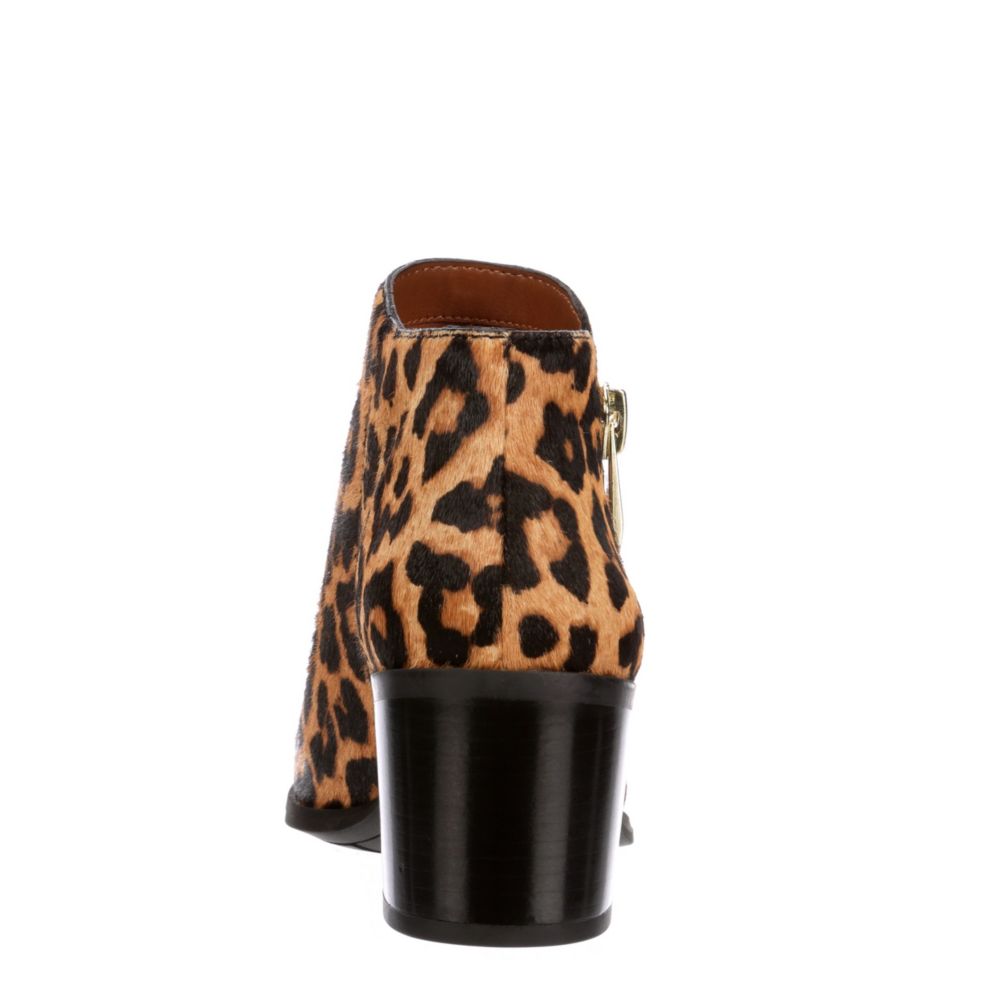 FRANCO SARTO Womens Kipp Ankle Bootie - LEOPARD