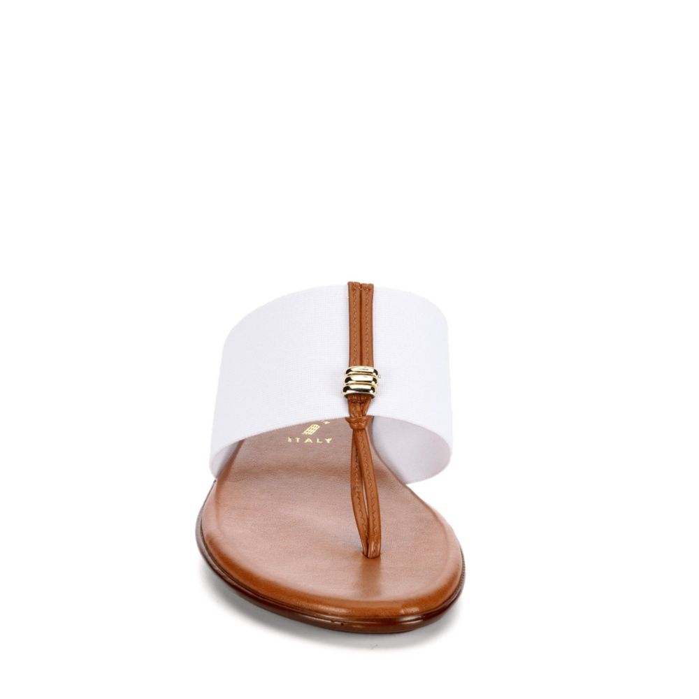ITALIAN SHOEMAKERS Womens Afia Thong Sandal - WHITE