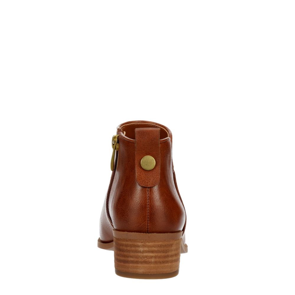 FRANCO SARTO Womens Lydia Ankle Bootie - COGNAC