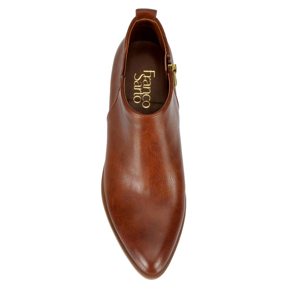 FRANCO SARTO Womens Lydia Ankle Bootie - COGNAC