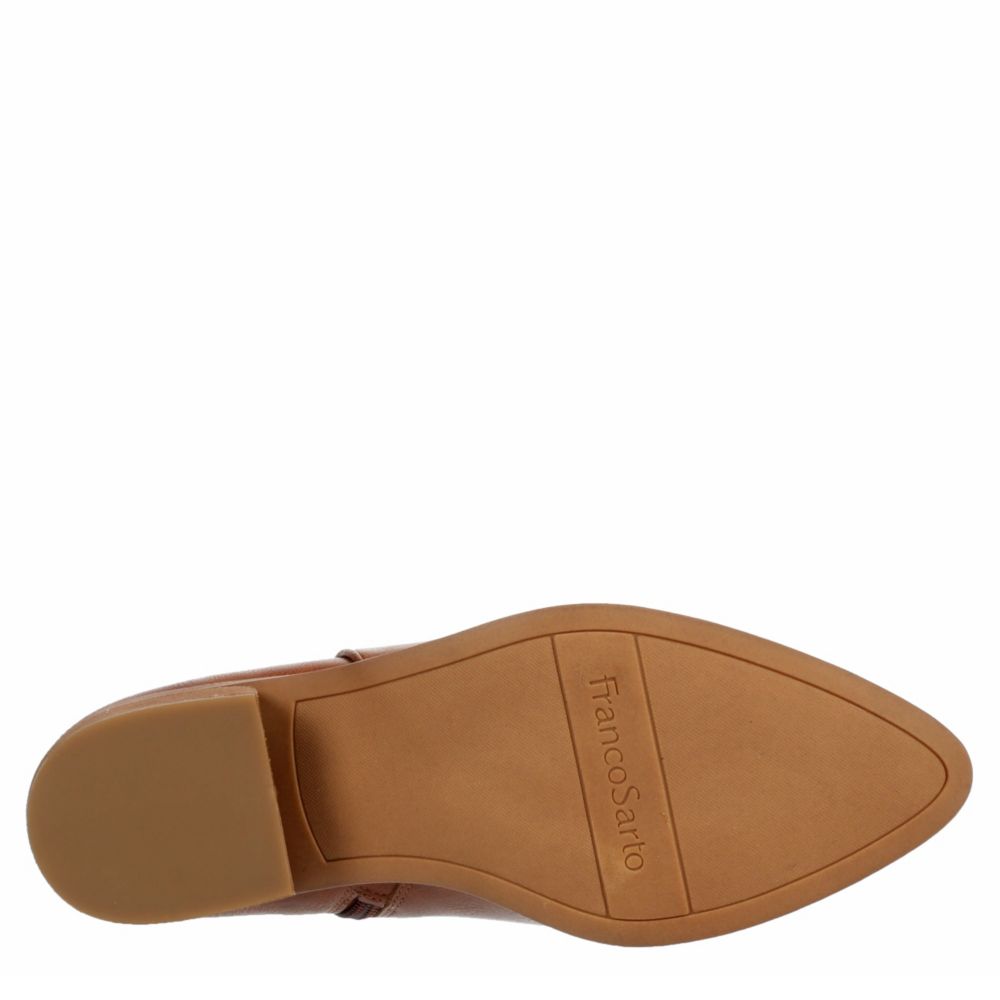 FRANCO SARTO Womens Lydia Ankle Bootie - COGNAC