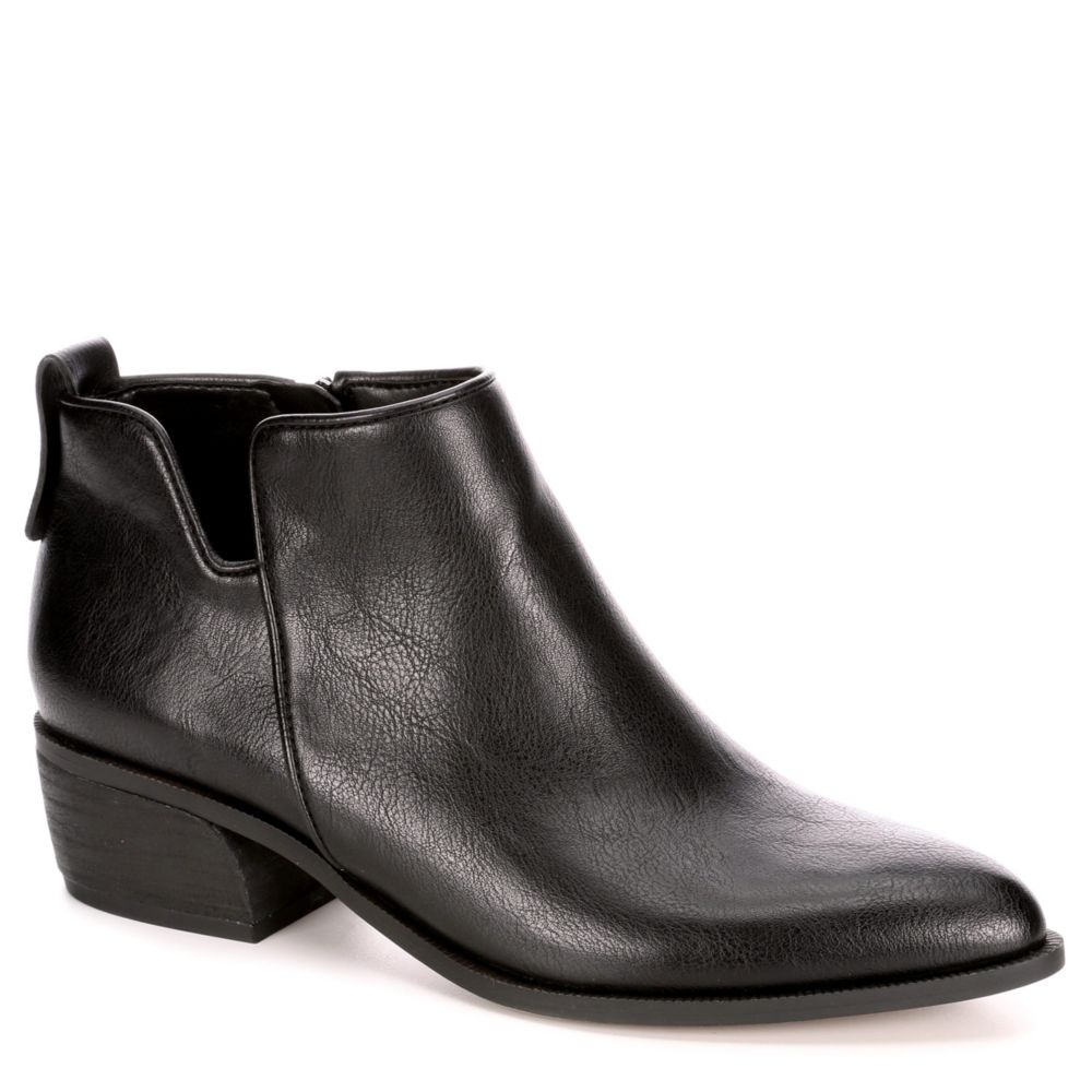 franco sarto booties black leather