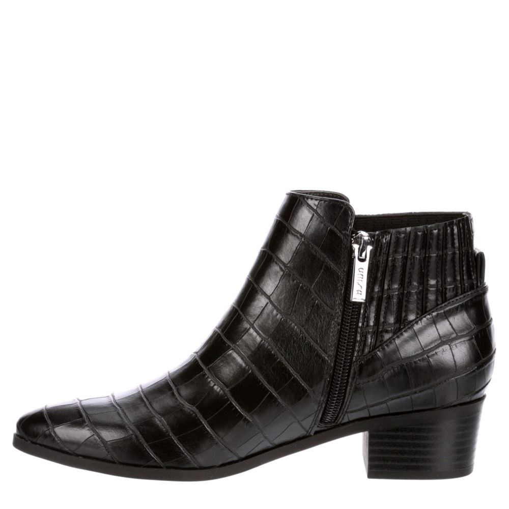 UNISA Womens Hollia Ankle Bootie - BLACK
