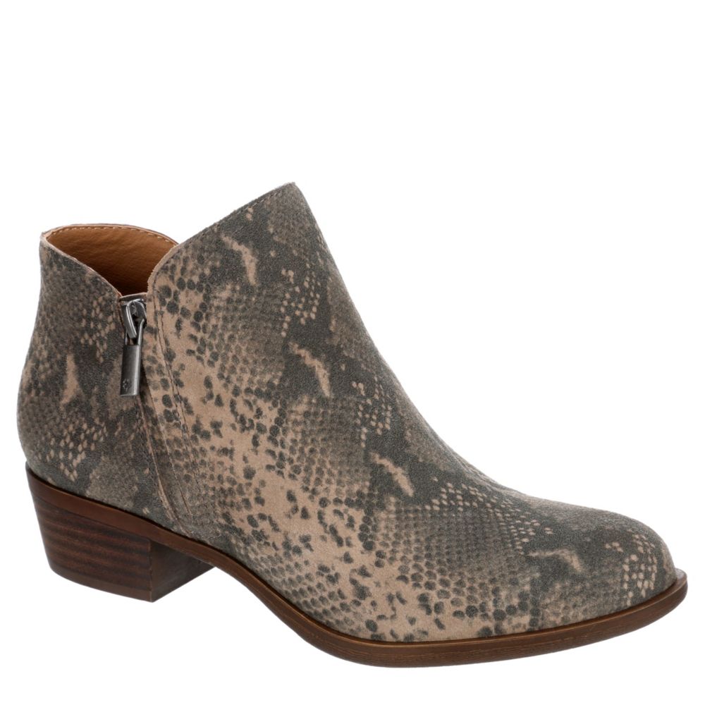 LUCKY BRAND Womens Bekleen Ankle Bootie - SNAKE