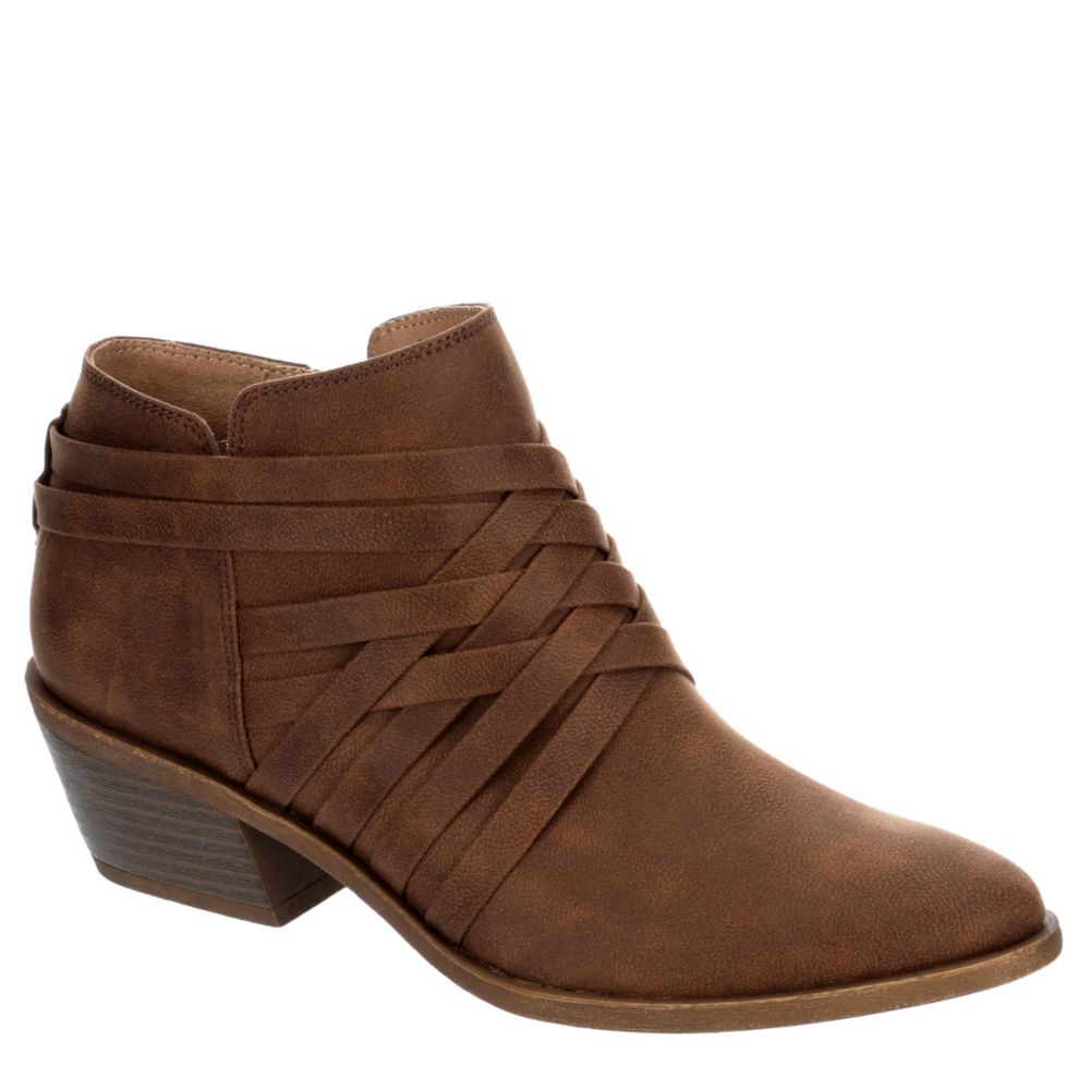 LIFESTRIDE Womens Prairie Bootie - BROWN