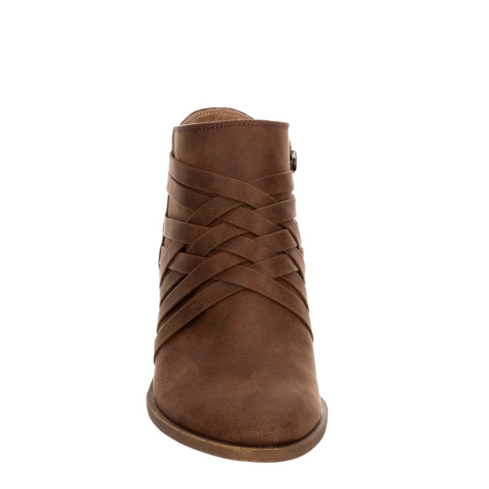 LIFESTRIDE Womens Prairie Bootie - BROWN
