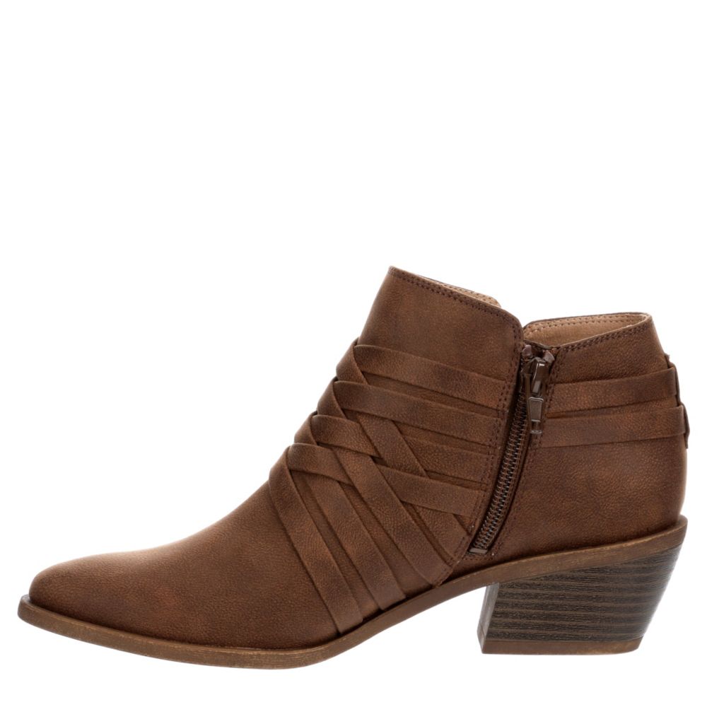 LIFESTRIDE Womens Prairie Bootie - BROWN