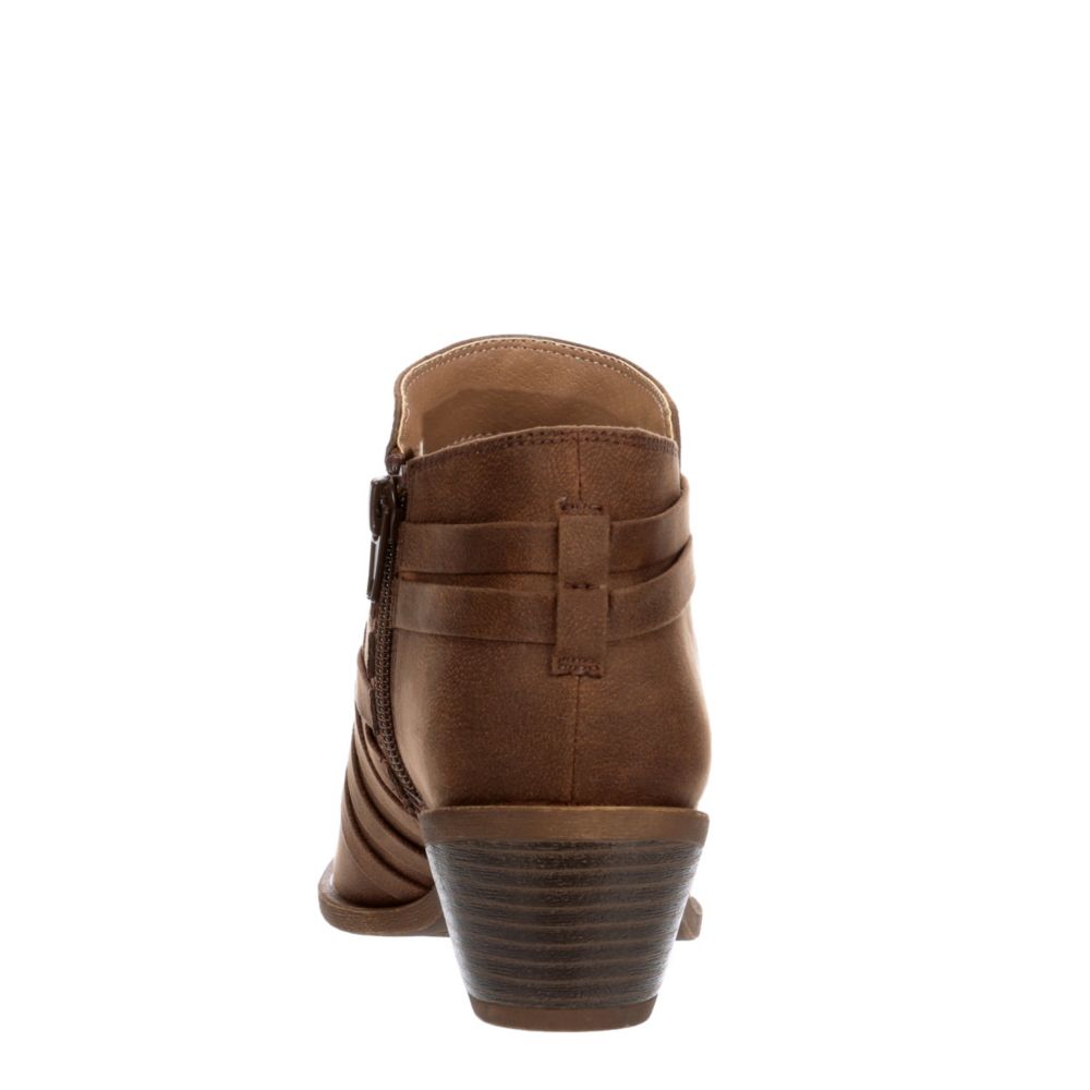 LIFESTRIDE Womens Prairie Bootie - BROWN