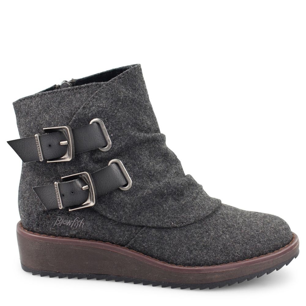 Grey Blowfish Womens Cocoa Wedge Boot Booties & Ankle Boot Off