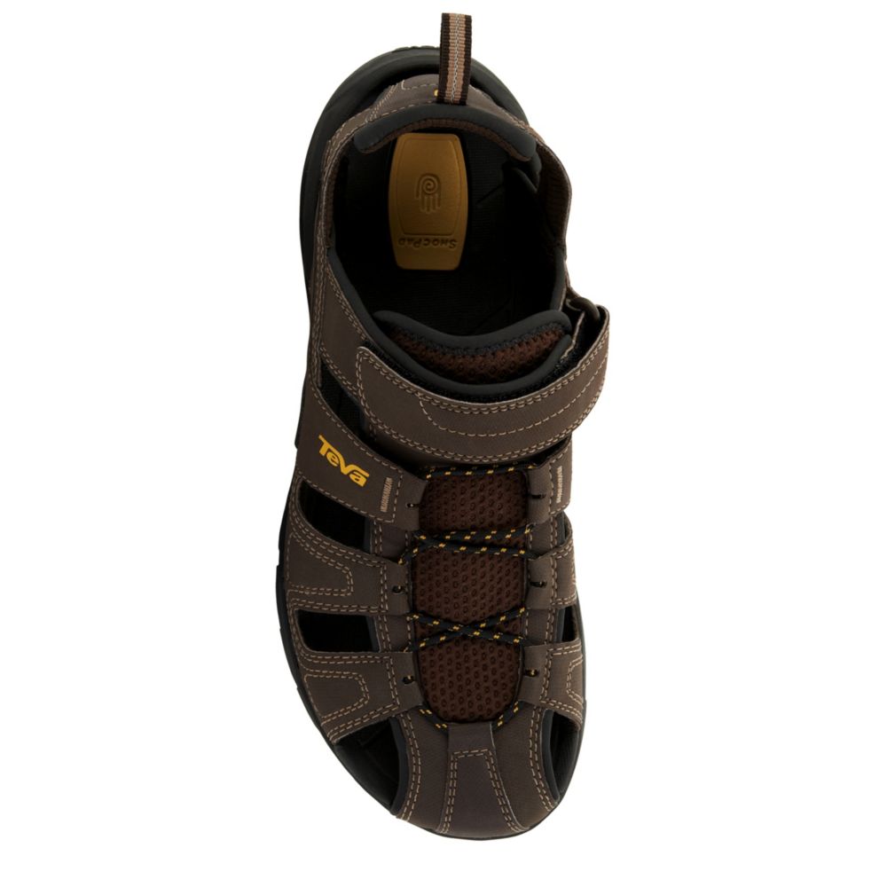 TEVA Mens Forebay Sport Sandal - COFFEE
