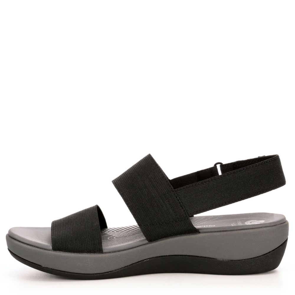 CLARKS Womens Cloudstepper Arla Jacory Comfort Sandal - BLACK