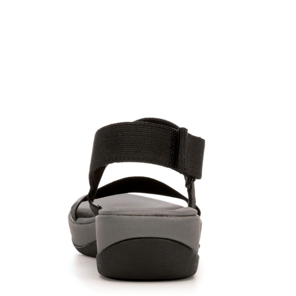 CLARKS Womens Cloudstepper Arla Jacory Comfort Sandal - BLACK