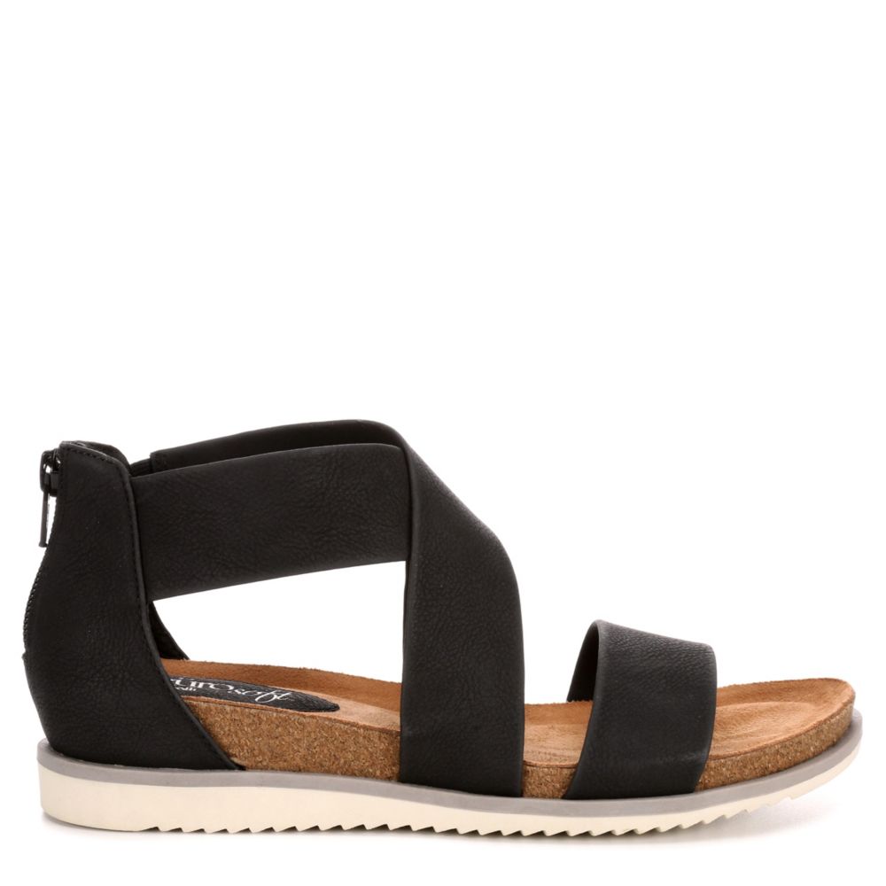 Black Eurosoft Womens Landry Sandal | Sandals | Off Broadway Shoes