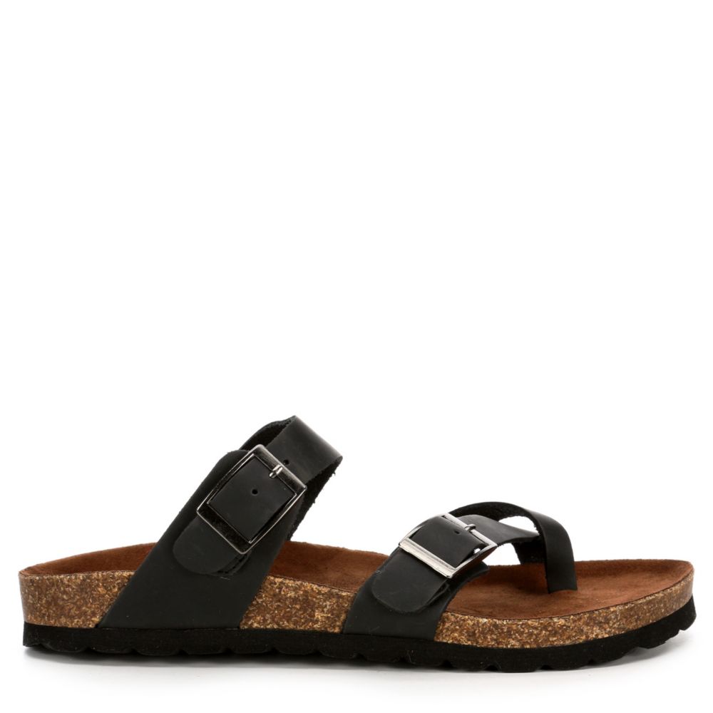 white mountain gracie footbed sandals