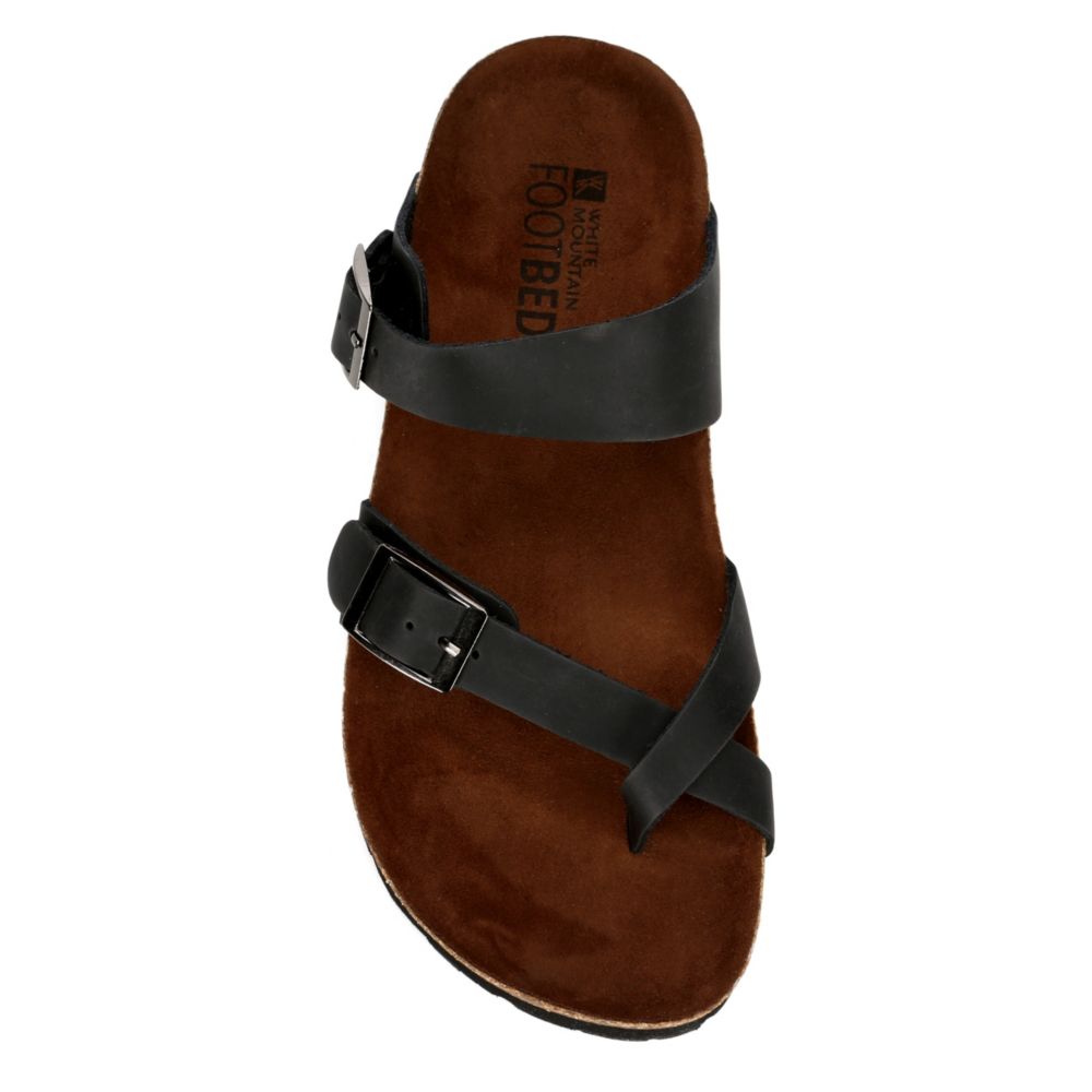 white mountain gracie footbed sandals