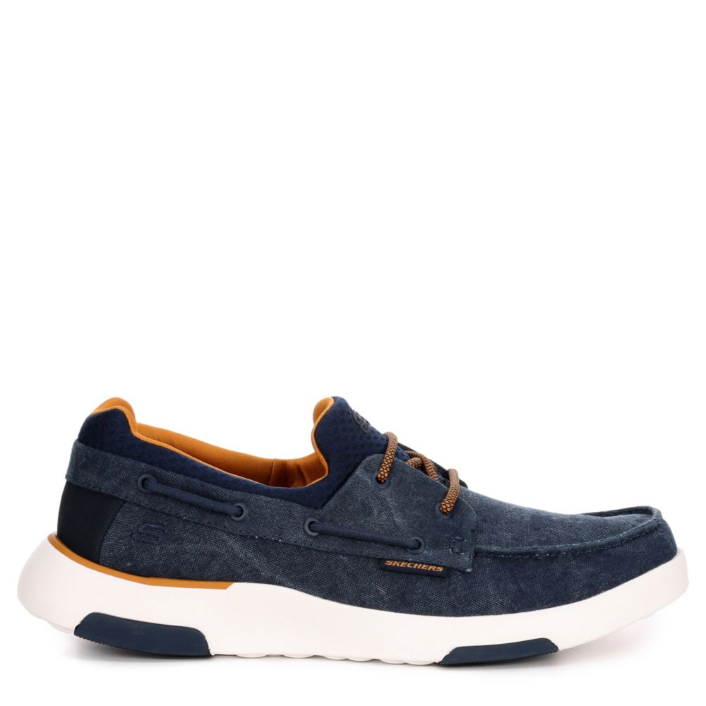 SKECHERS STREET MENS Mens Bellinger-garmo Canvas Shoe - NAVY