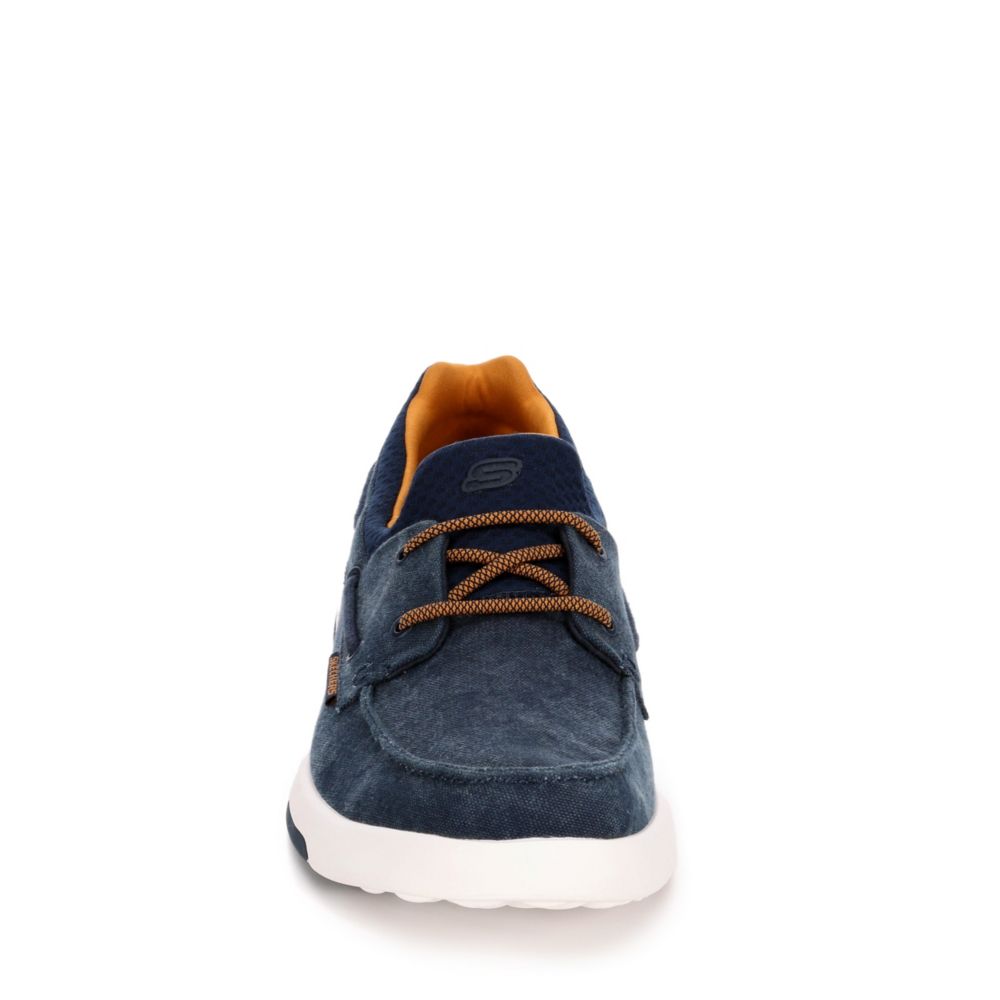 SKECHERS STREET MENS Mens Bellinger-garmo Canvas Shoe - NAVY
