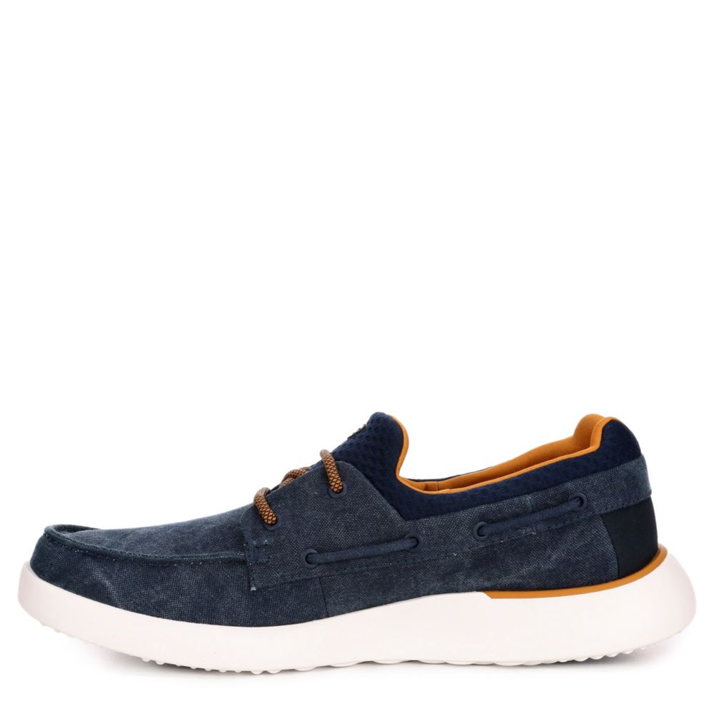 SKECHERS STREET MENS Mens Bellinger-garmo Canvas Shoe - NAVY