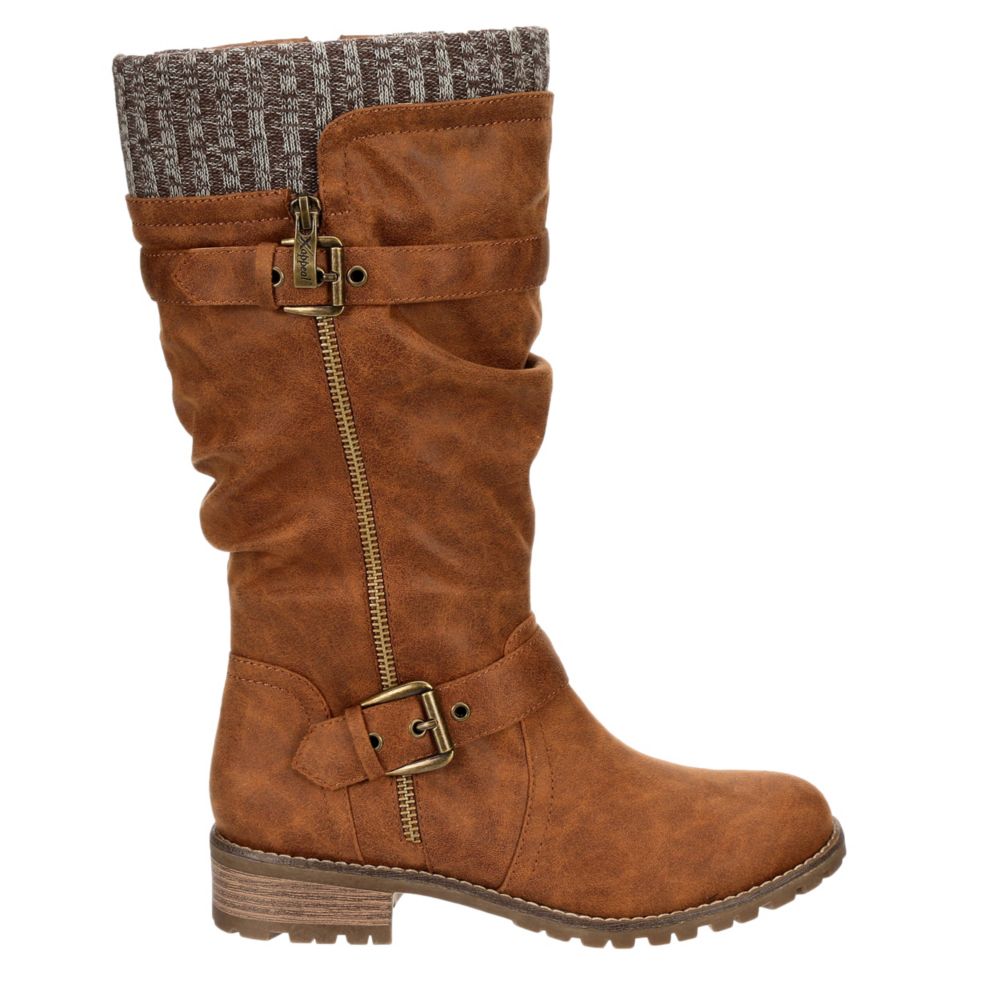 XAPPEAL Womens Chelsey Tall Boot - BROWN