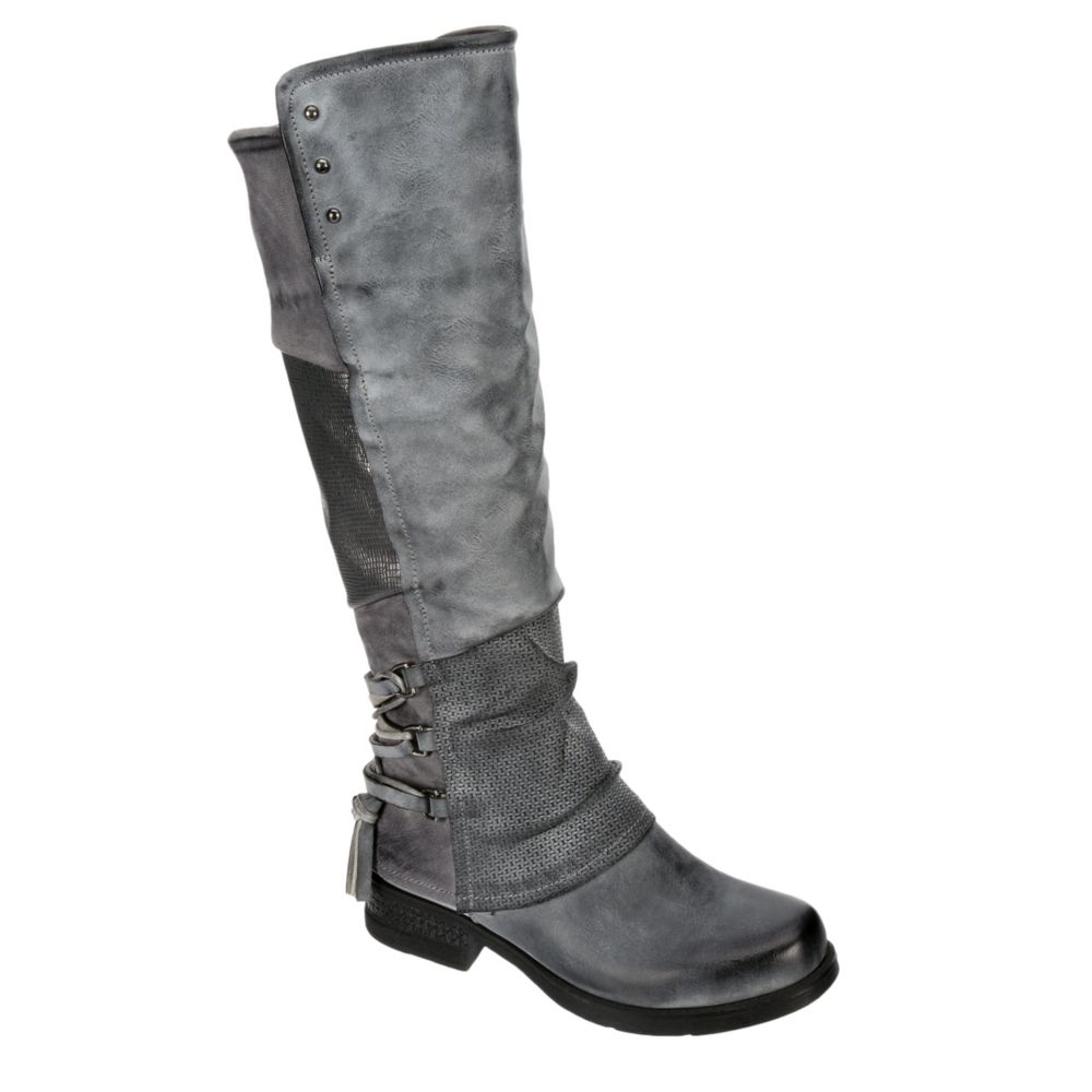 grey riding boots