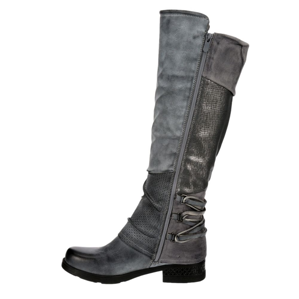 tall grey womens boots