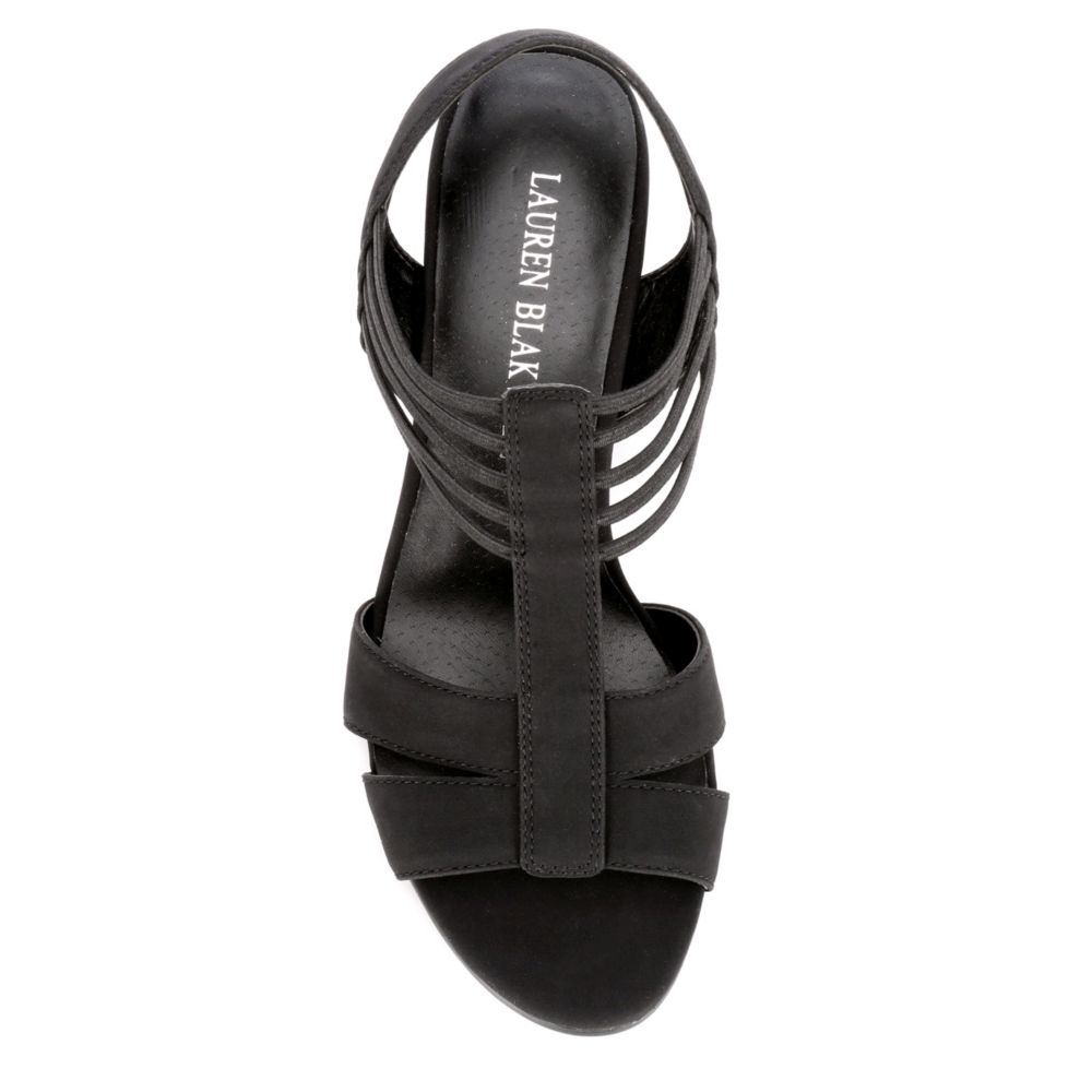 LAUREN BLAKWELL Womens Adena Dress Sandal - BLACK