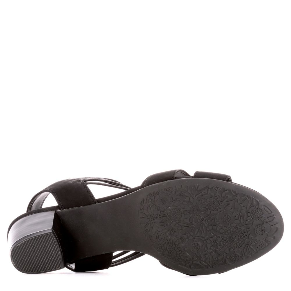 LAUREN BLAKWELL Womens Adena Dress Sandal - BLACK