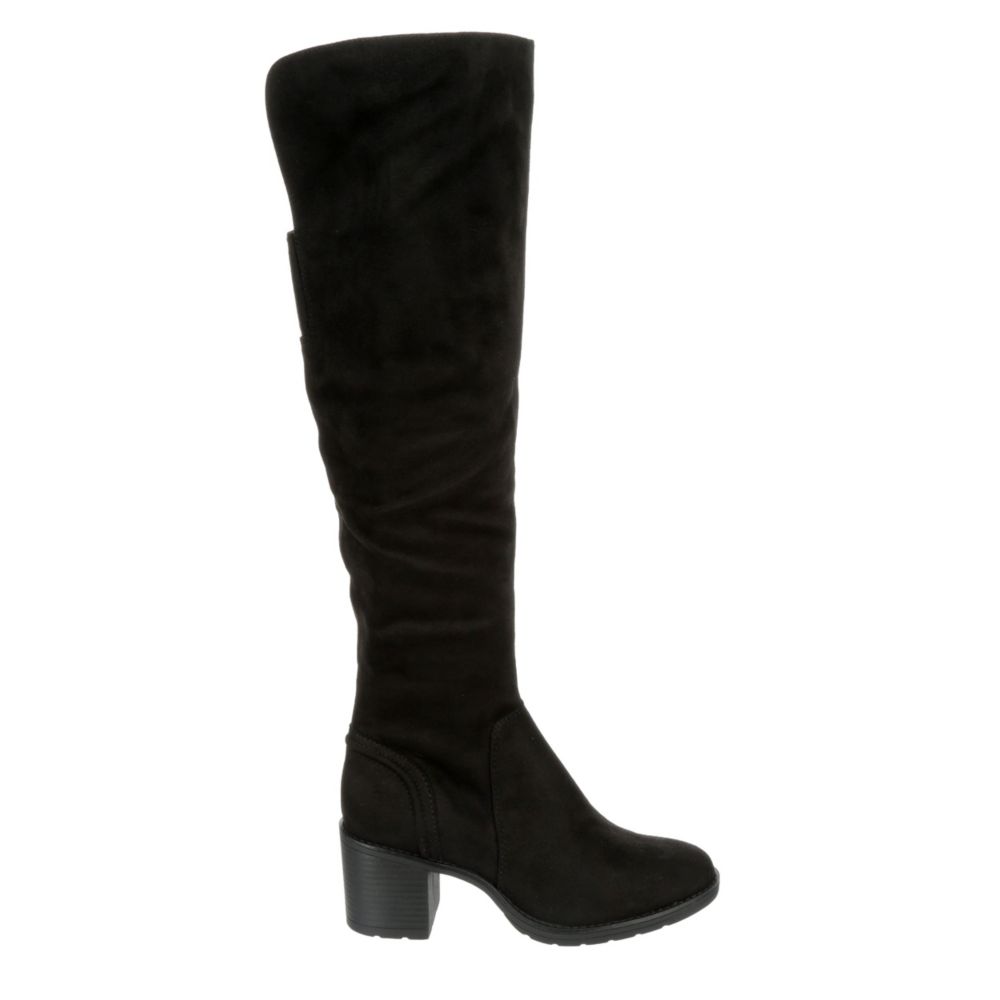 wide calf over the knee flat boots