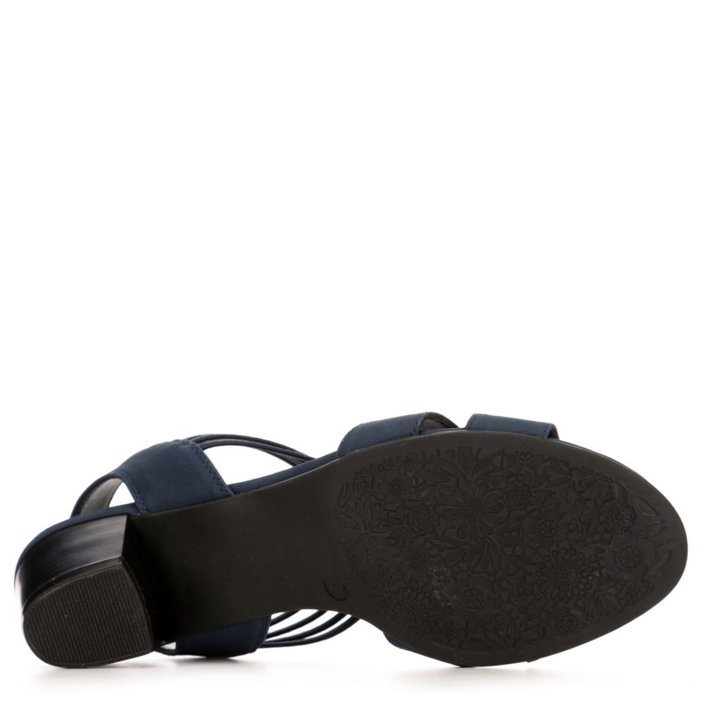 LAUREN BLAKWELL Womens Adena Dress Sandal - NAVY