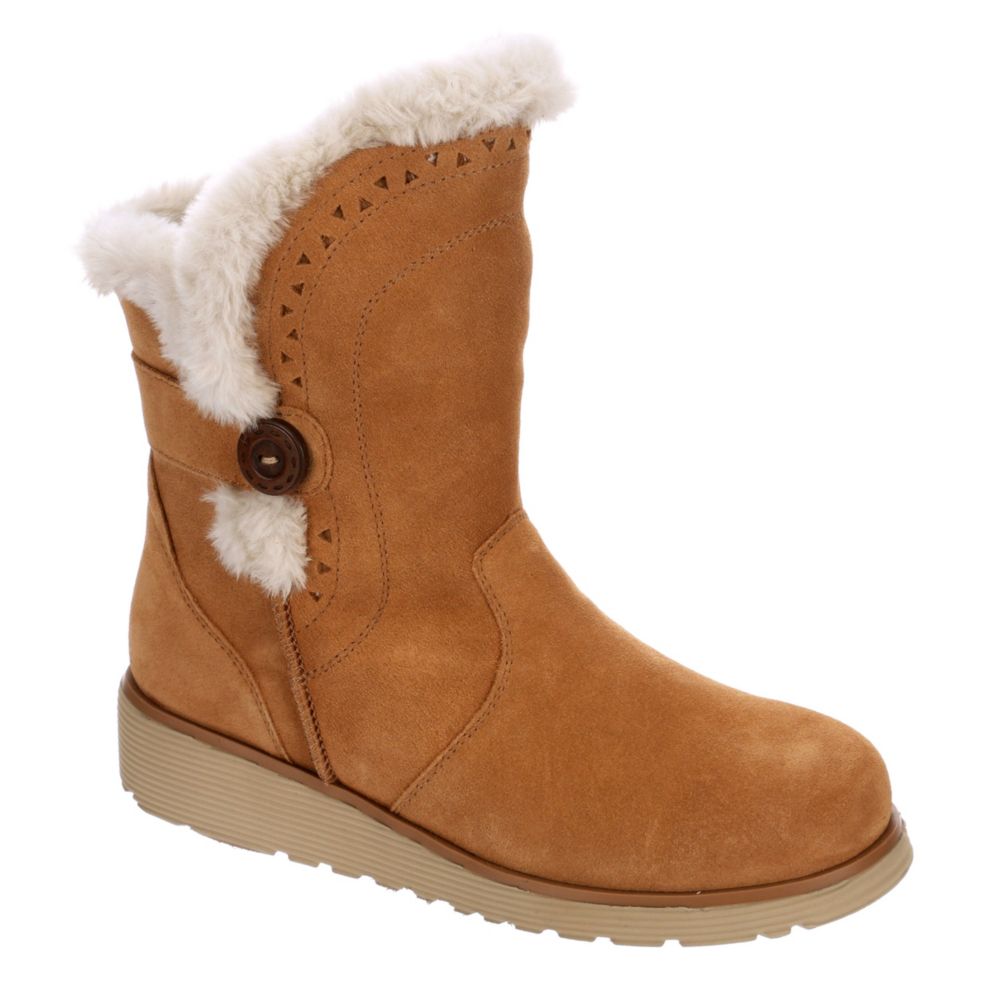 skechers fur boots